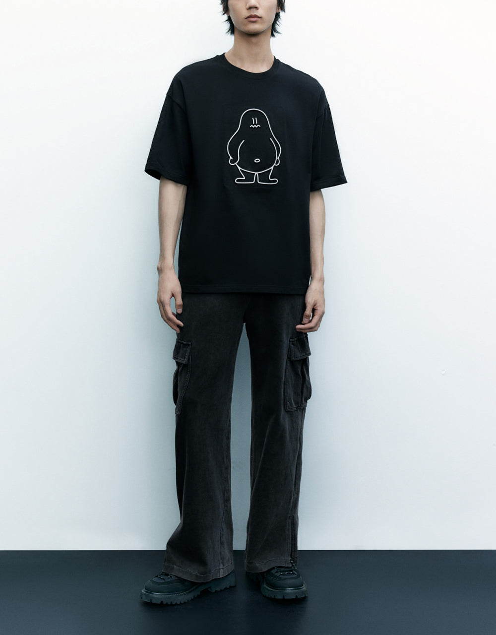 Cartoon Printed Loose T-Shirt