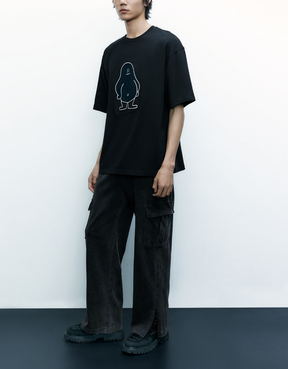 Cartoon Printed Loose T-Shirt