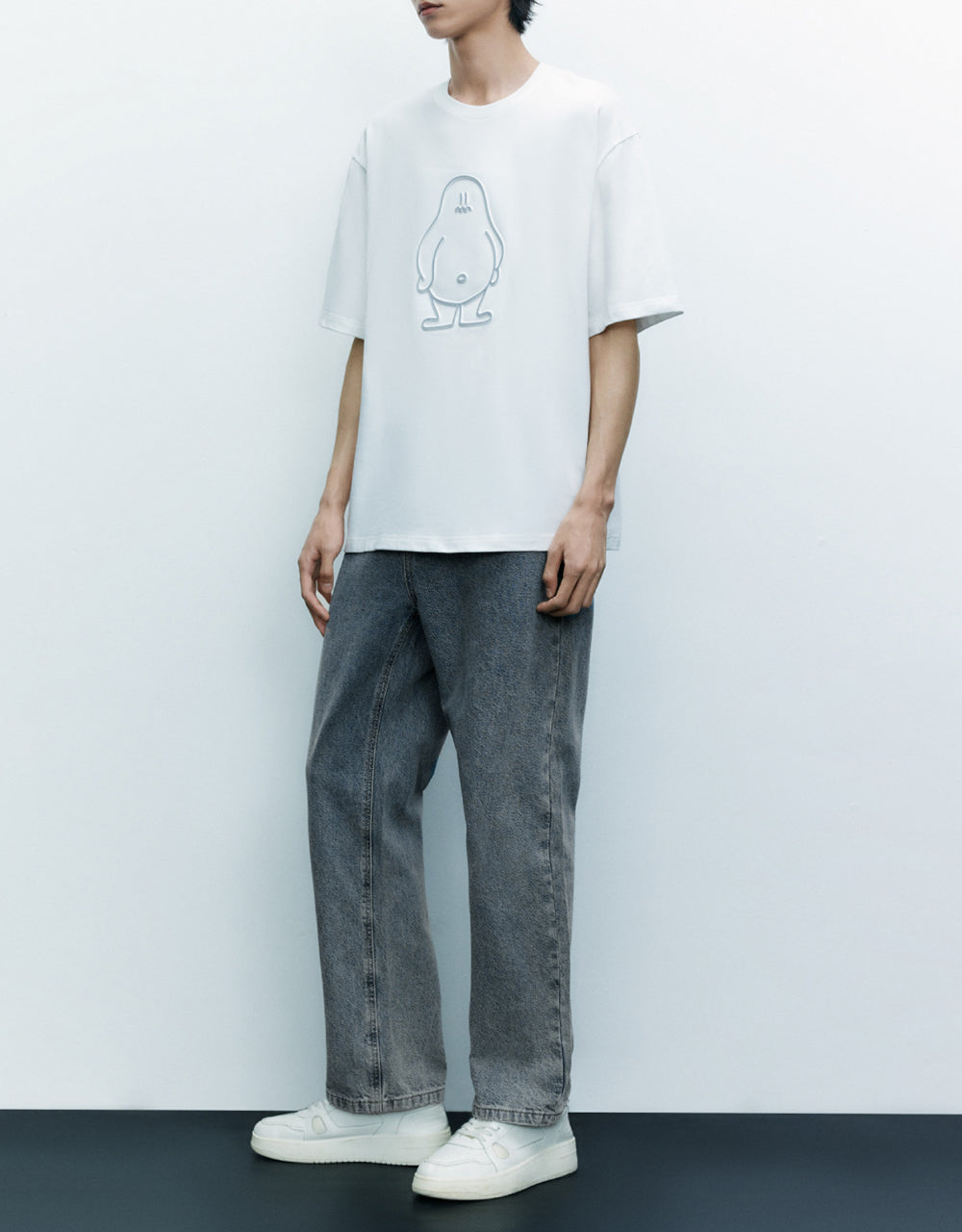 Cartoon Printed Loose T-Shirt