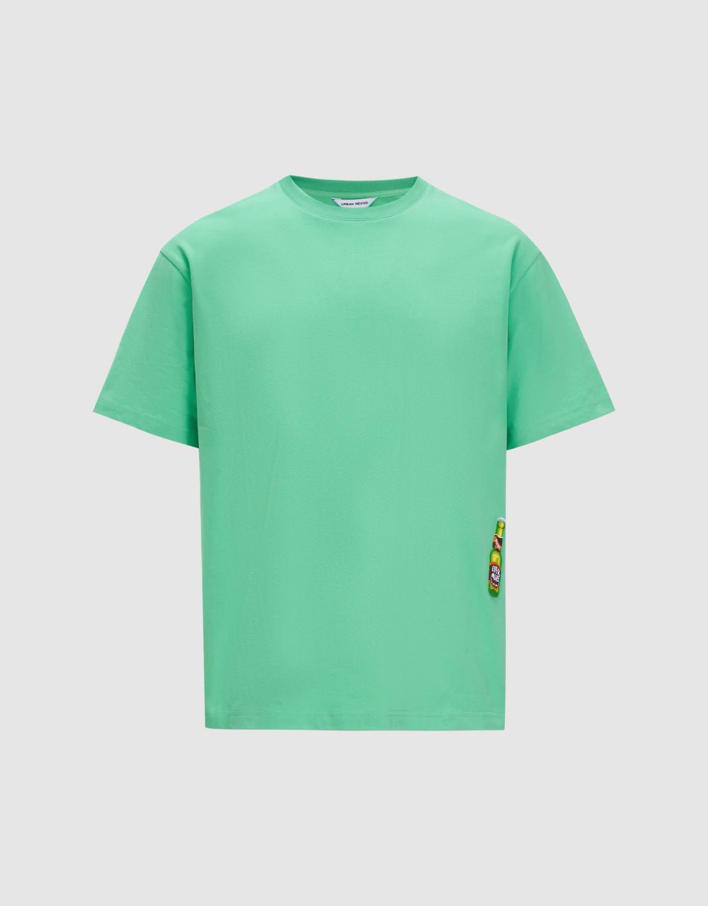 Bottle Printed Crew Neck T-Shirt