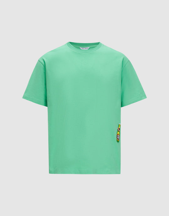 Bottle Printed Crew Neck T-Shirt