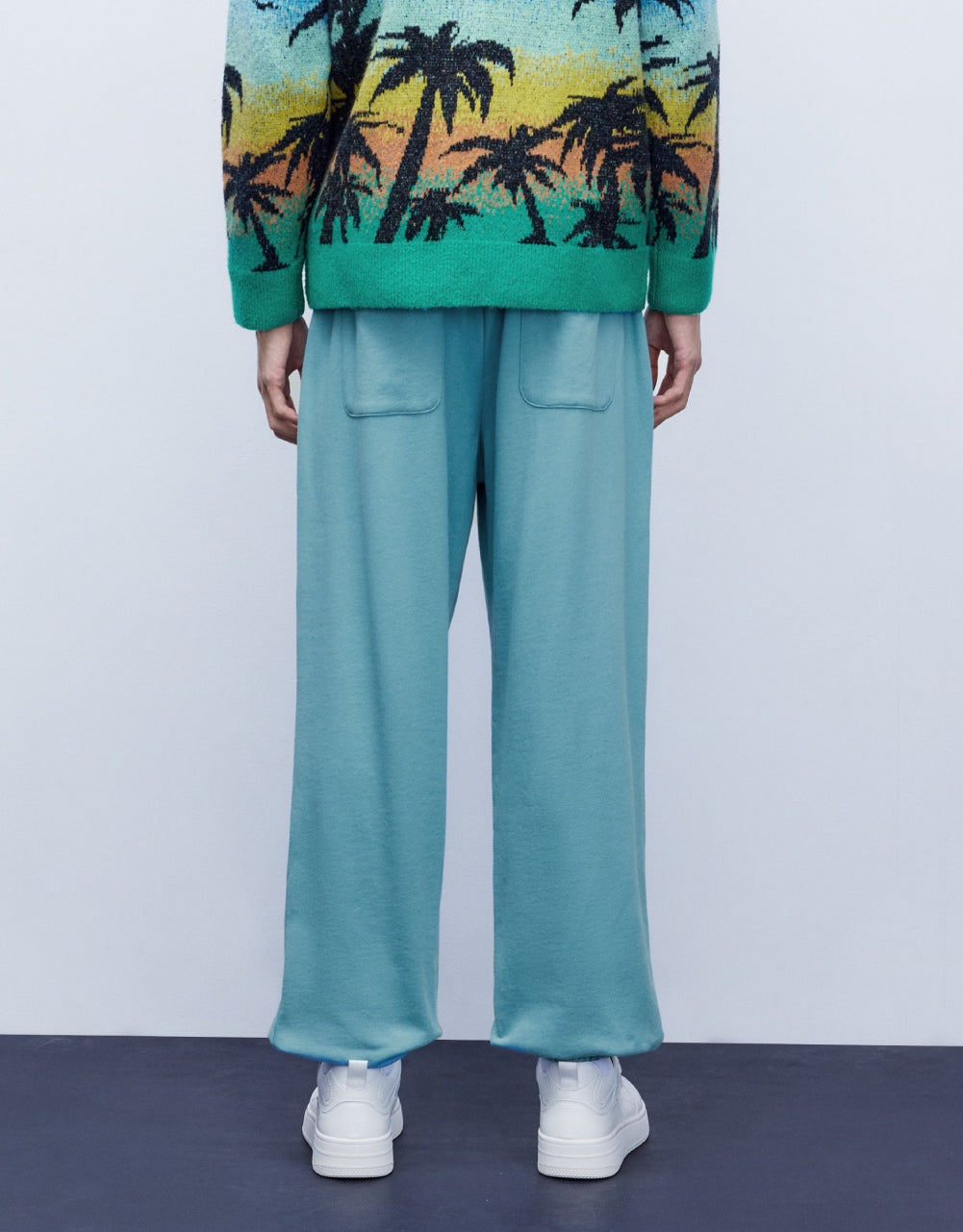 Knitted Long Jogger Pants
