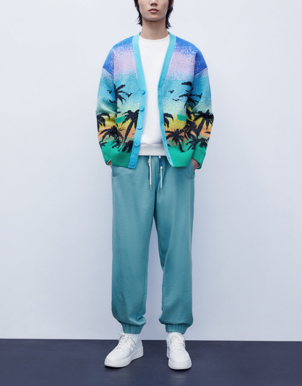 Knitted Long Jogger Pants