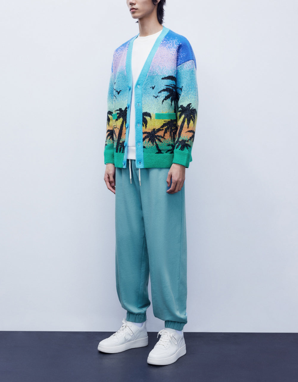 Knitted Long Jogger Pants