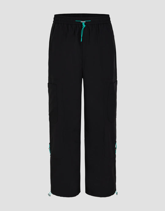 Drawstring Straight Pants