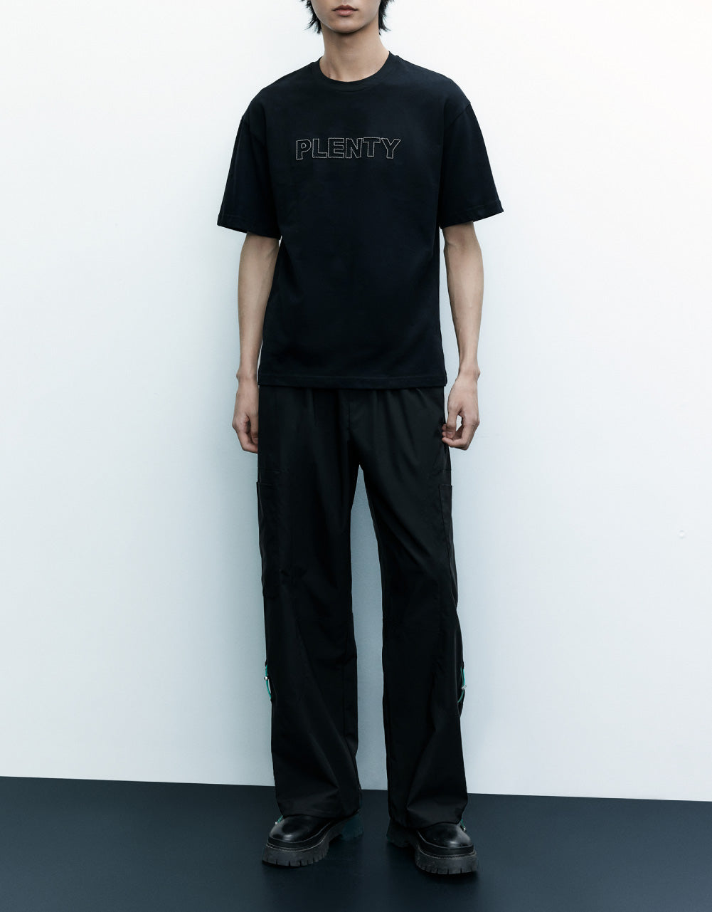 Drawstring Straight Pants