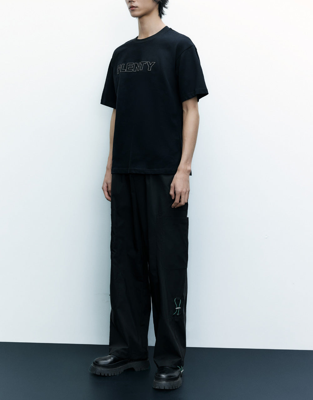 Drawstring Straight Pants