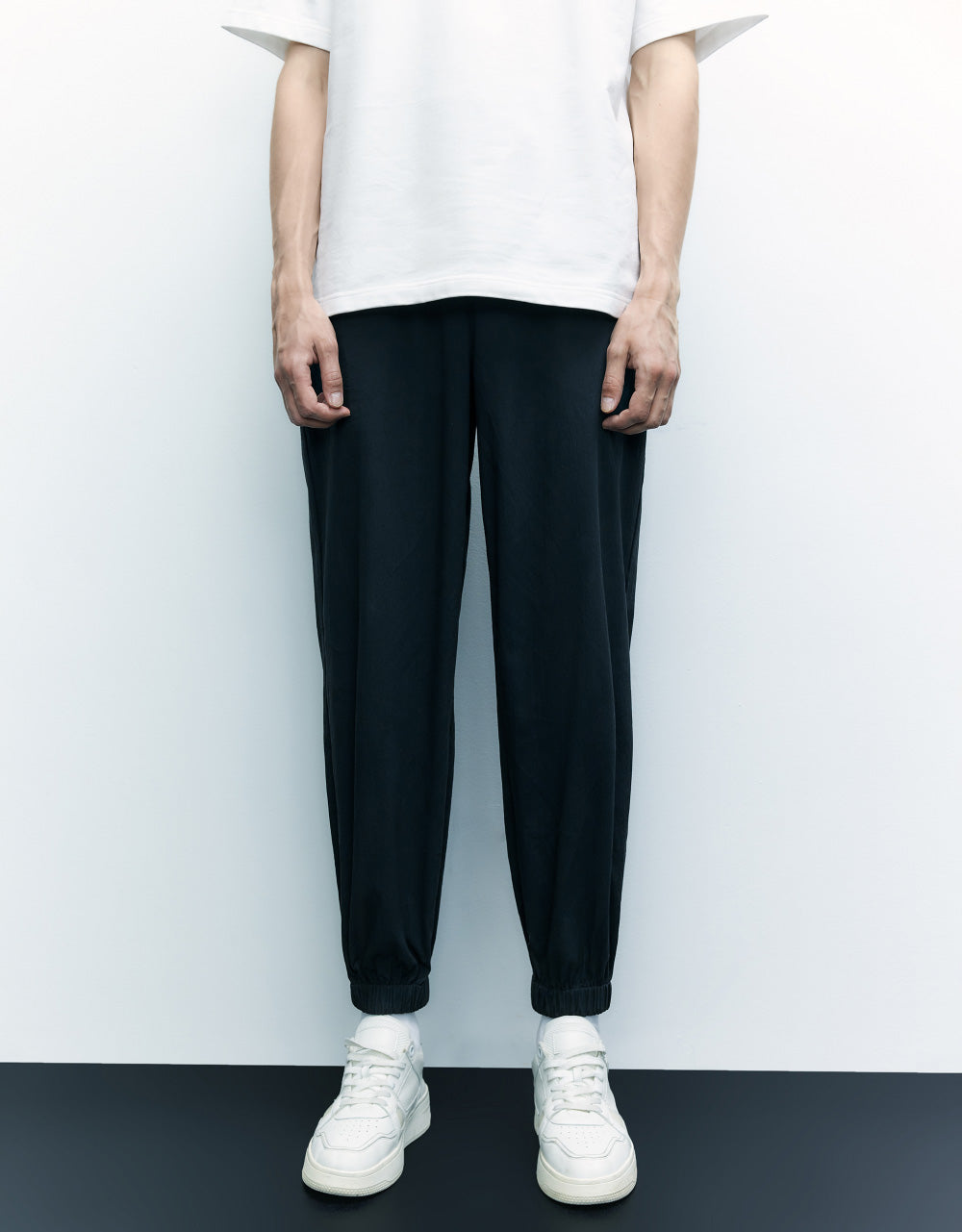 Drawstring Hem Jogger Pants