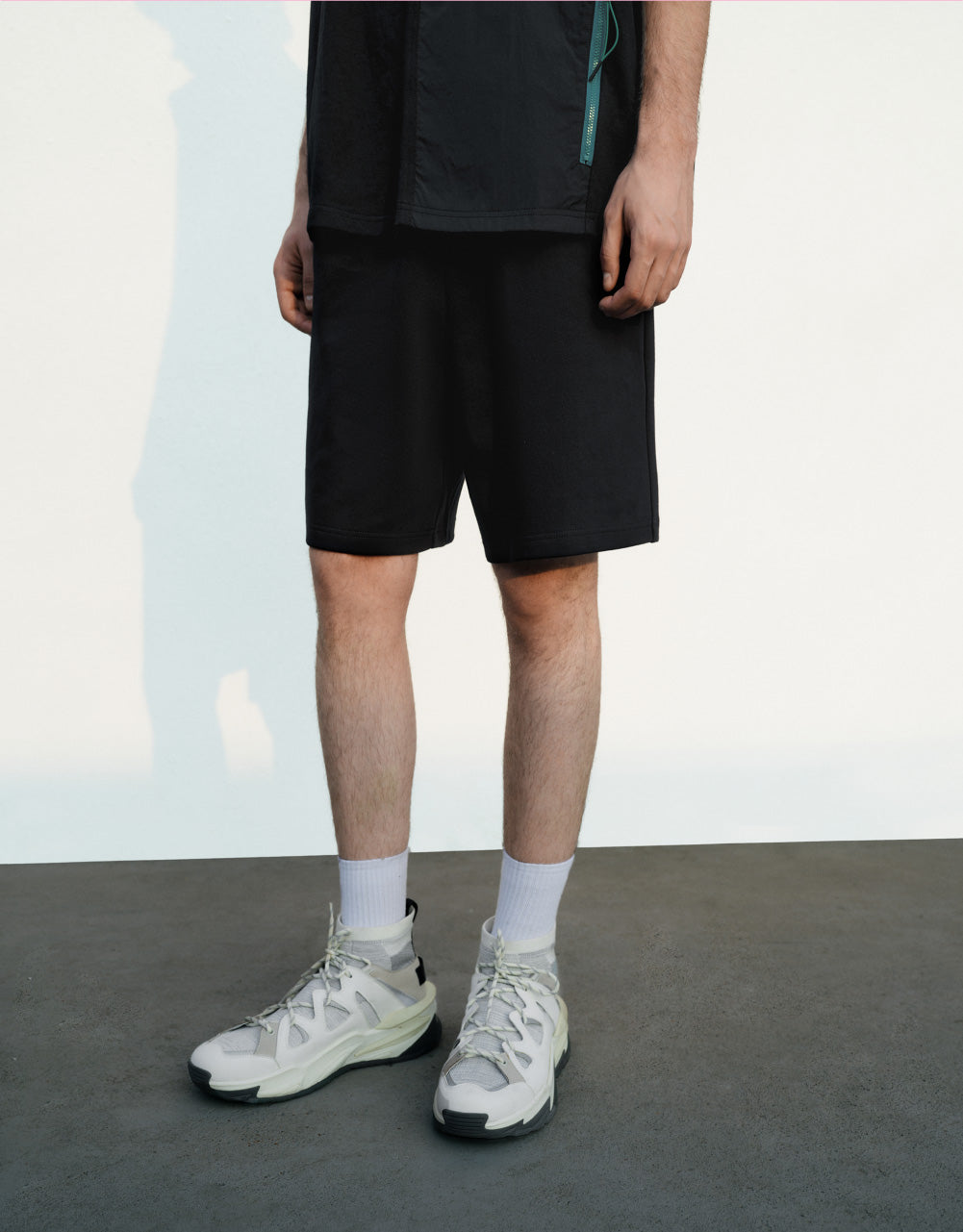 Drawstring Hem Knitted Shorts