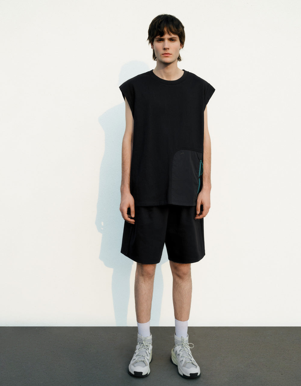 Drawstring Hem Knitted Shorts
