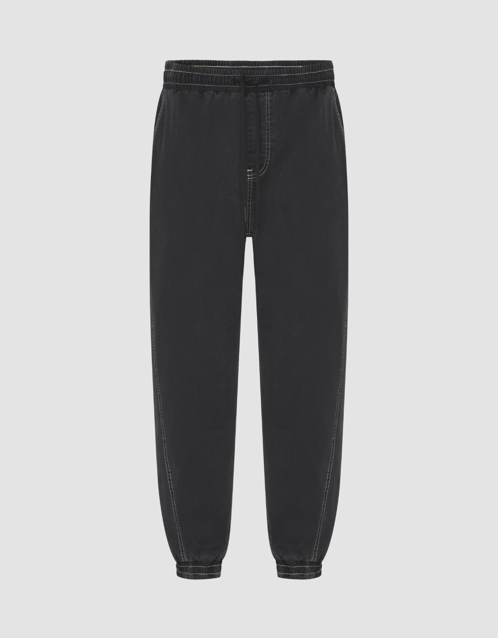 Drawstring Hem Low-Rise Jeans