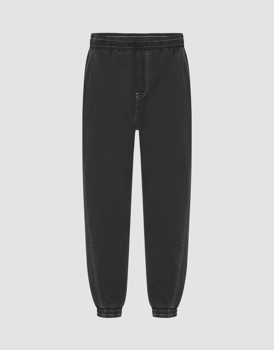 Drawstring Hem Low-Rise Jeans