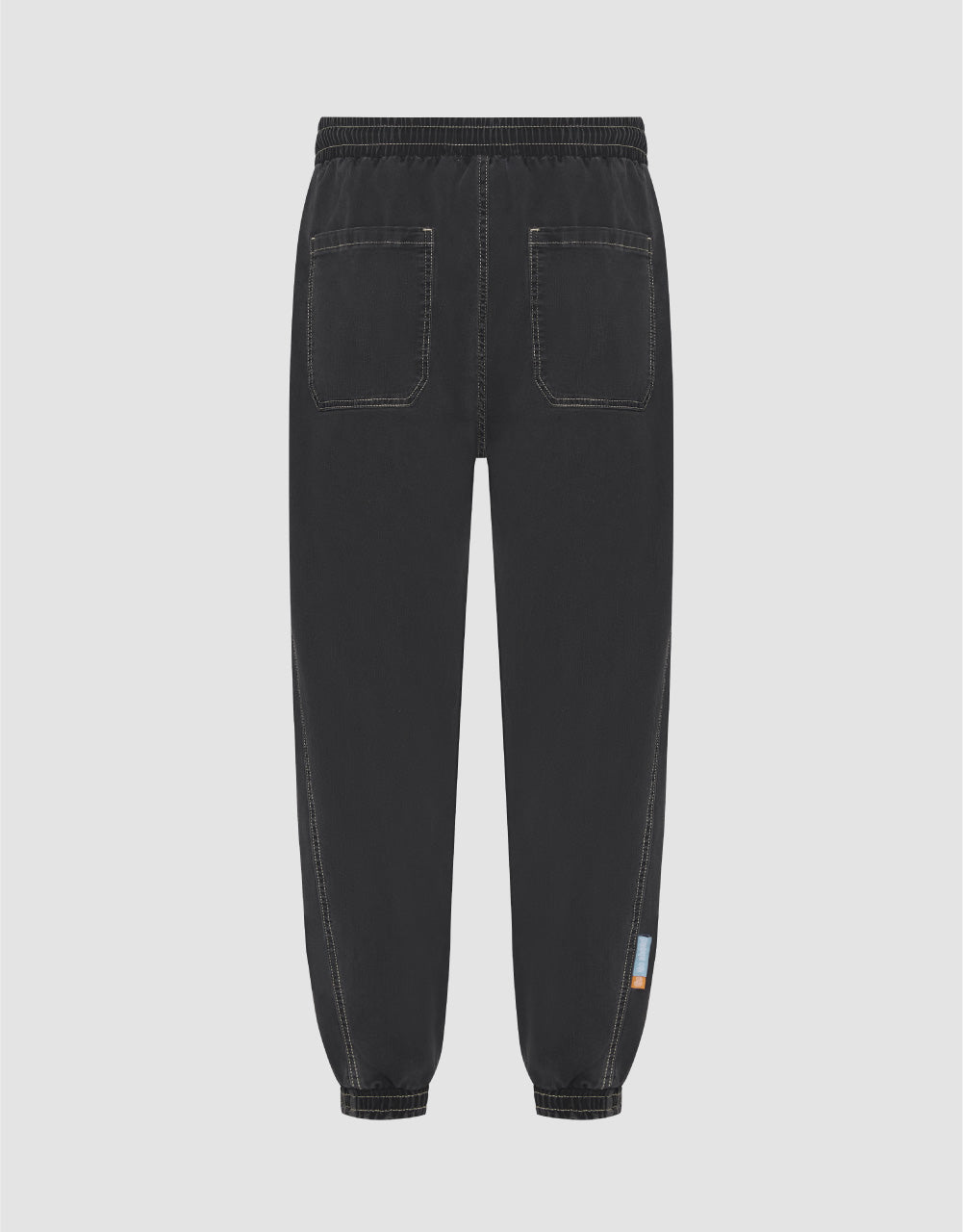 Drawstring Hem Low-Rise Jeans