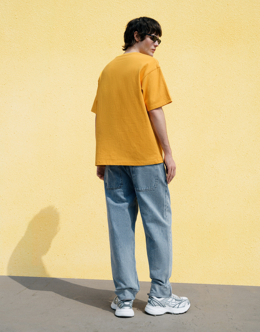 Pocket Detail Straight Jeans