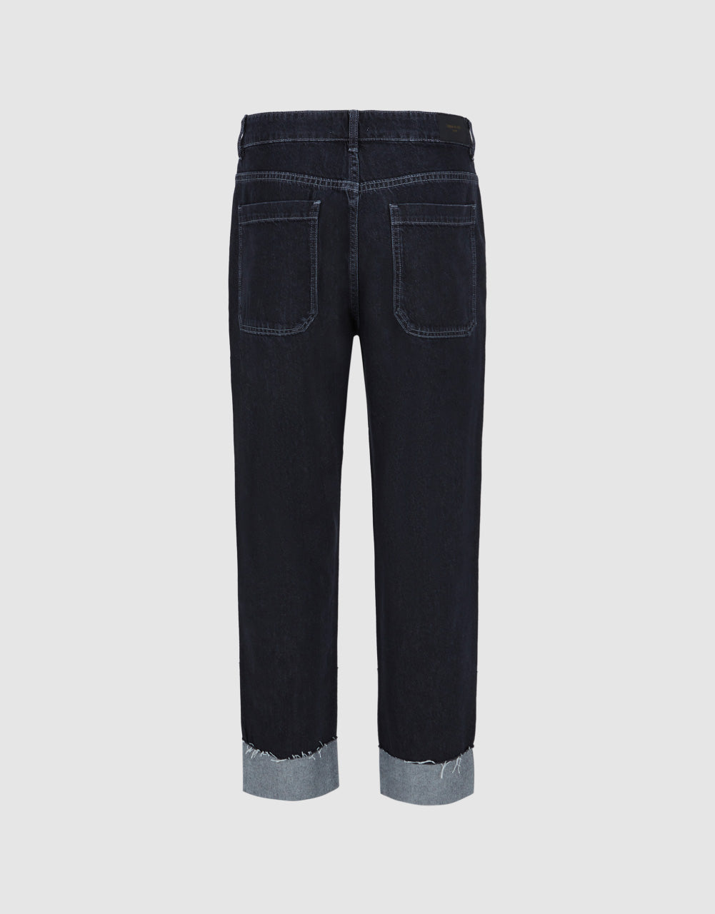 Pocket Detail Straight Jeans