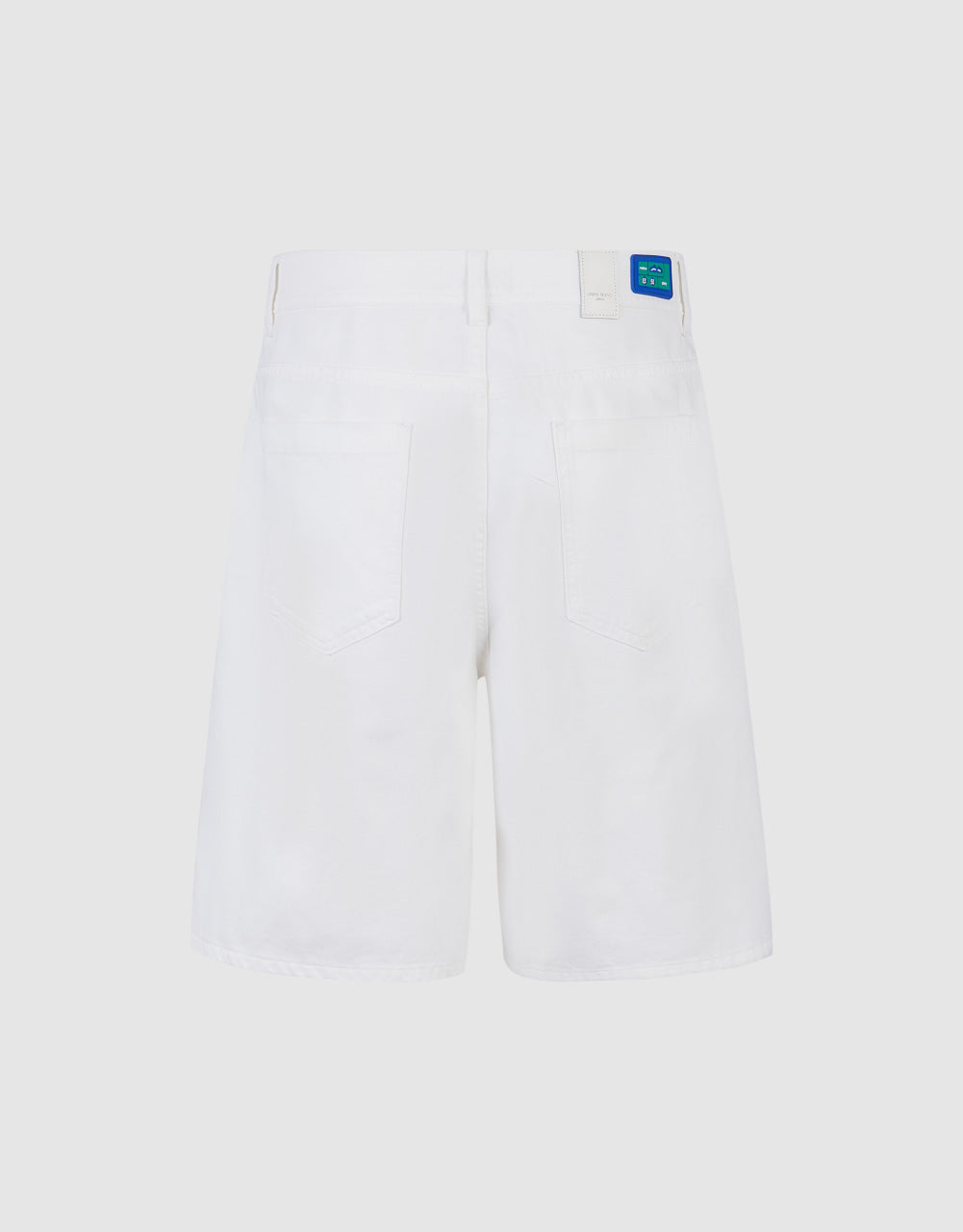 Mid-Waist Denim Shorts