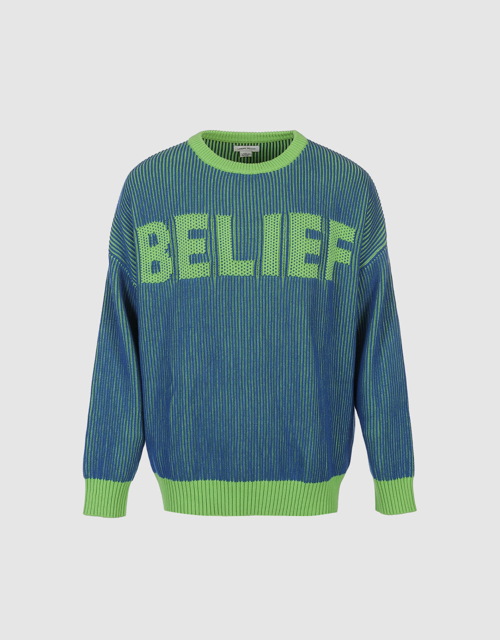 Letter Print Knit T-Shirt