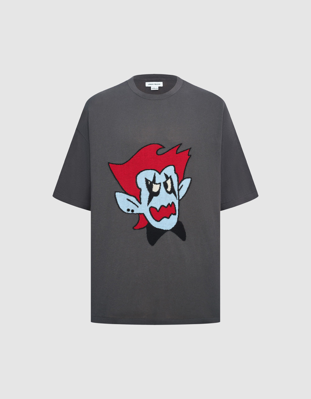 Crew Neck Knitted T-Shirt