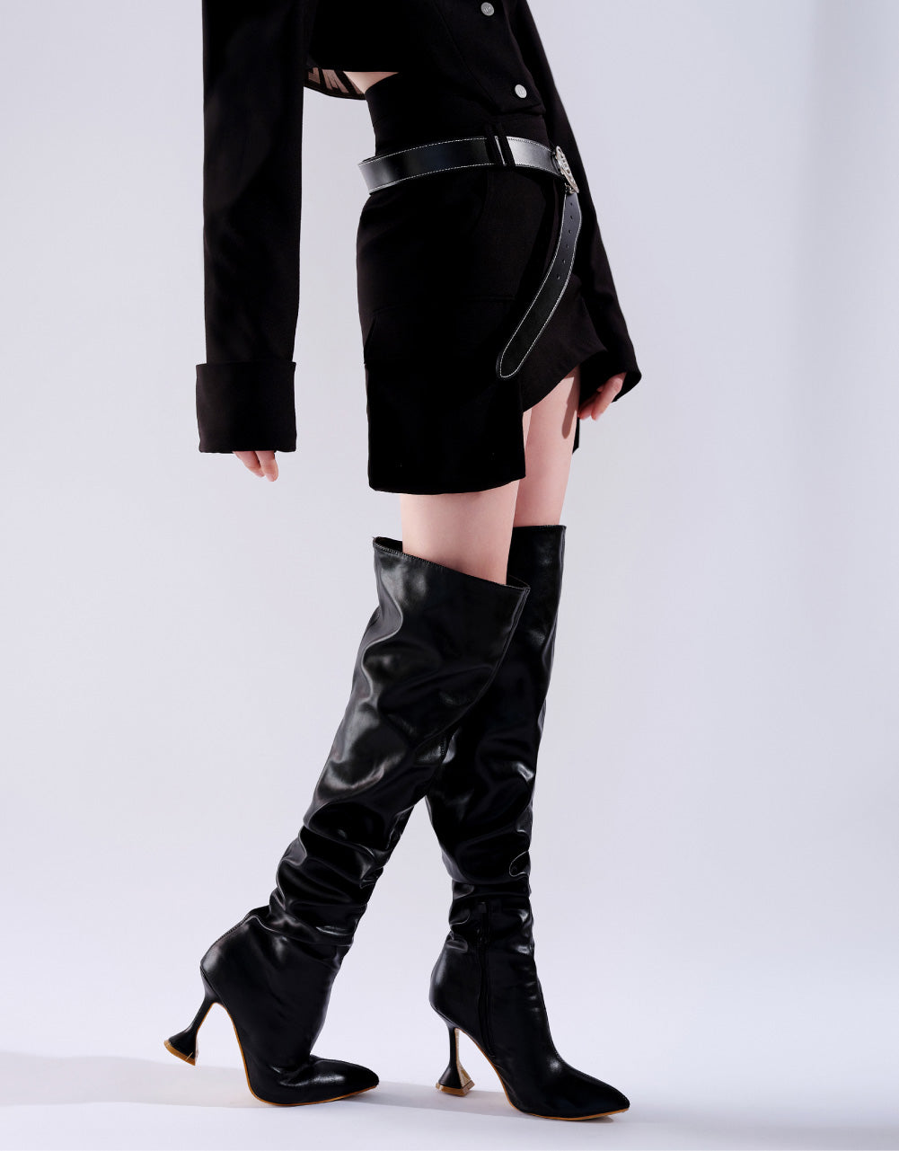 Flap Pocket Mini Skirt