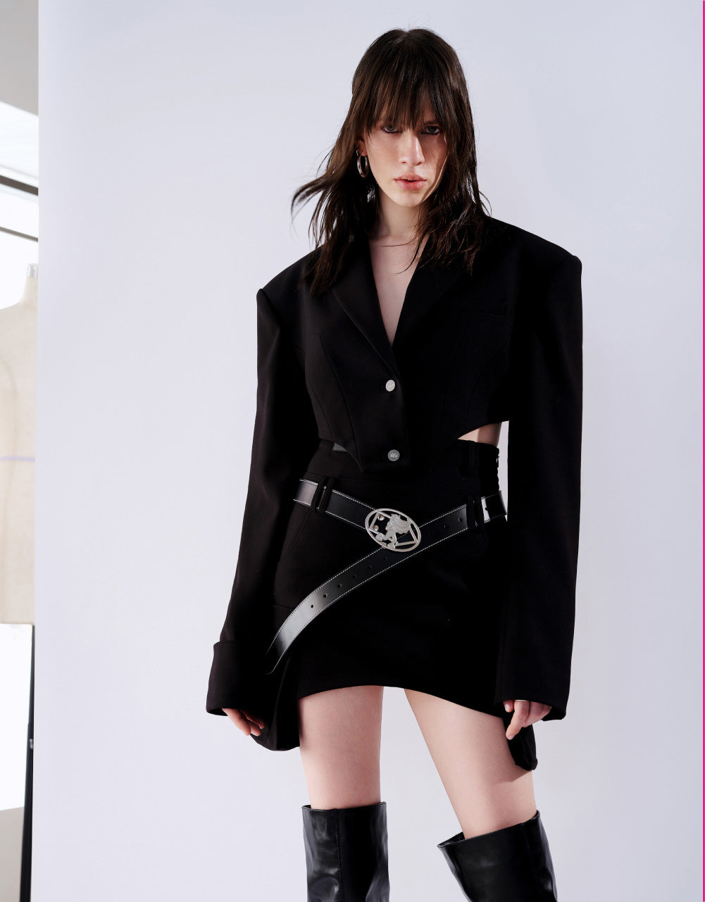 Flap Pocket Mini Skirt