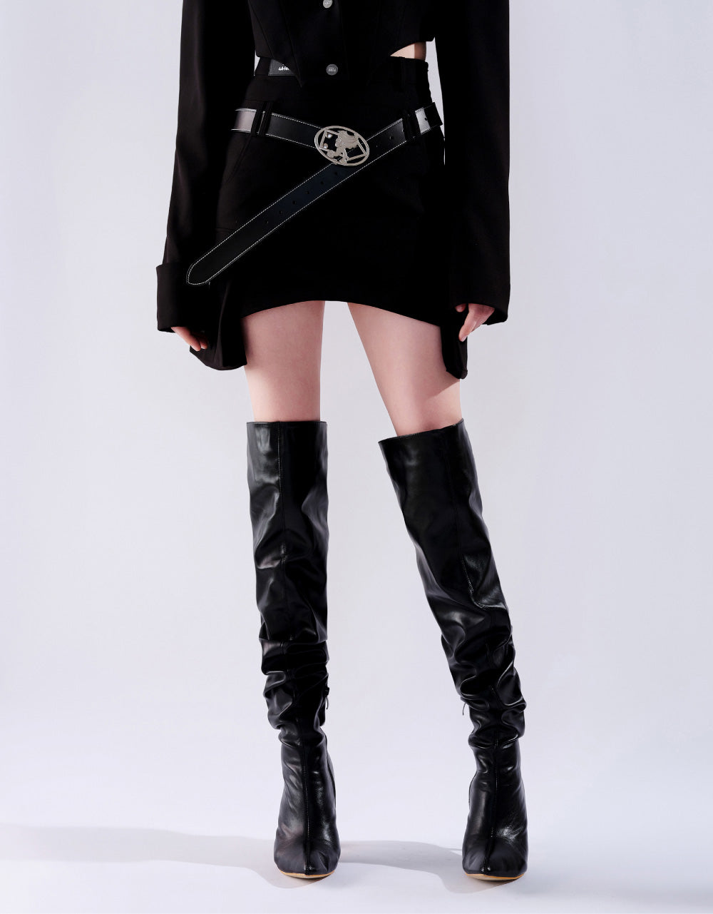 Flap Pocket Mini Skirt