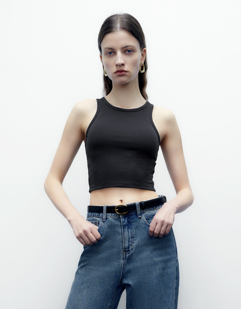 Basic Crew Neck Tank Top