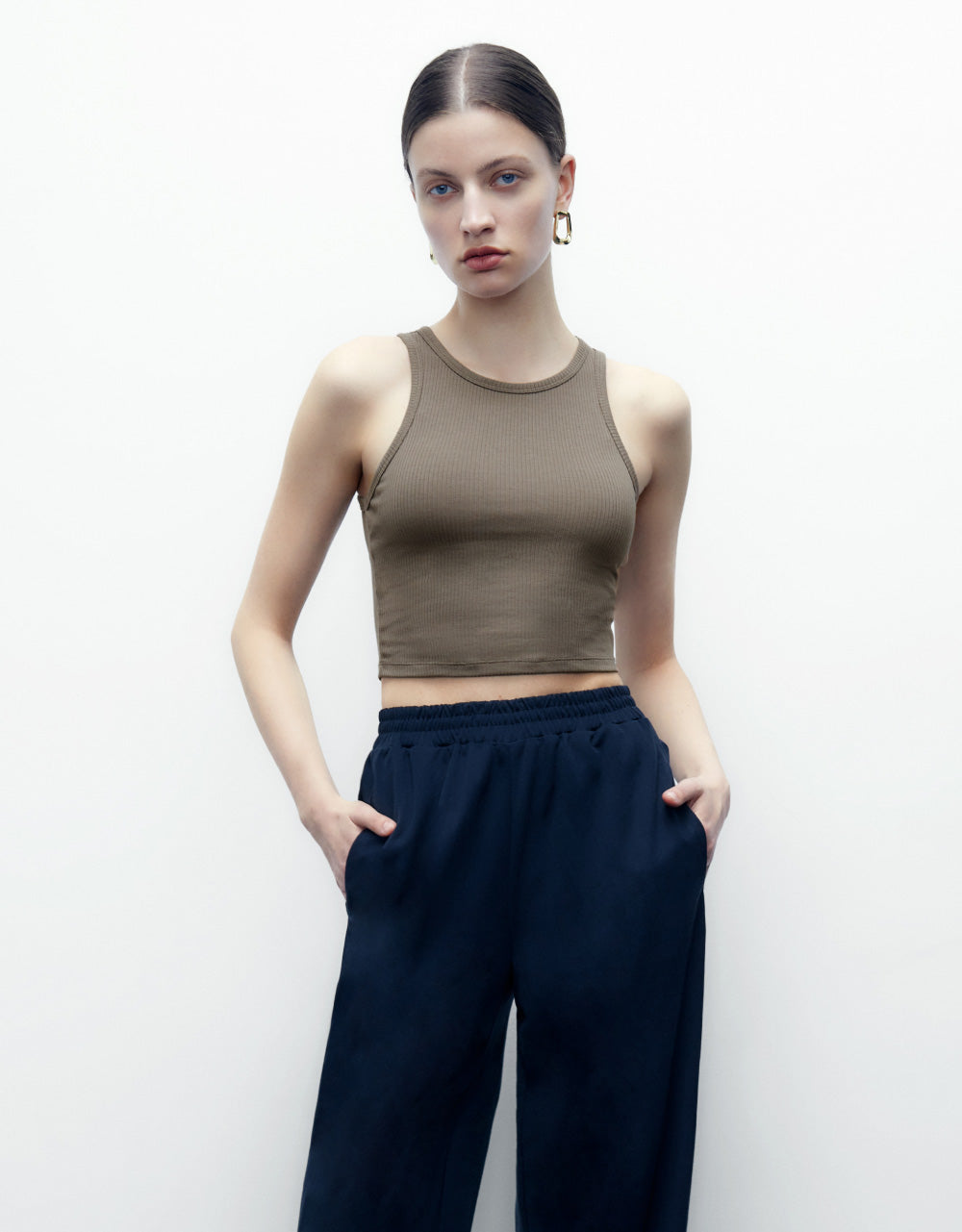 Basic Crew Neck Tank Top