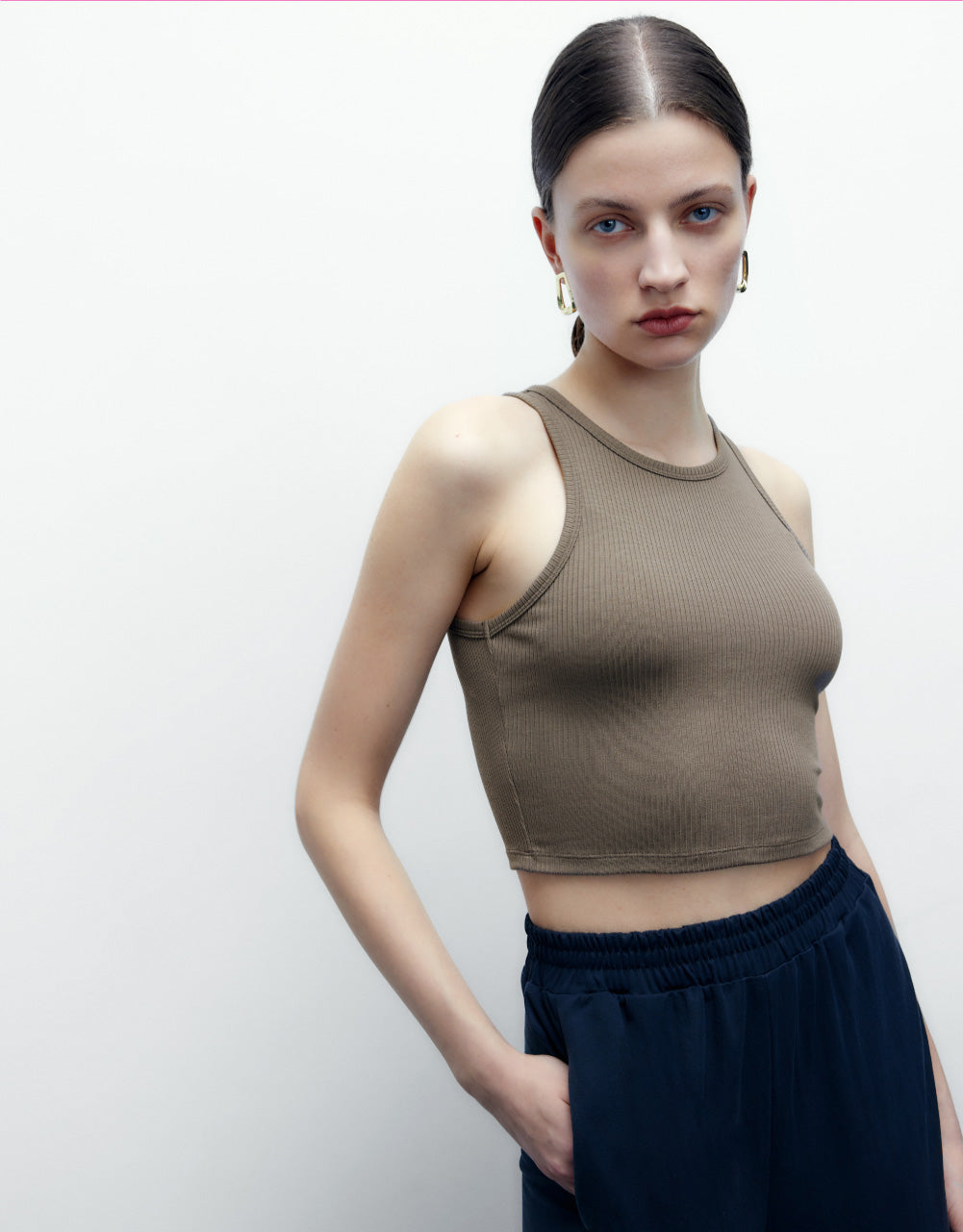 Basic Crew Neck Tank Top