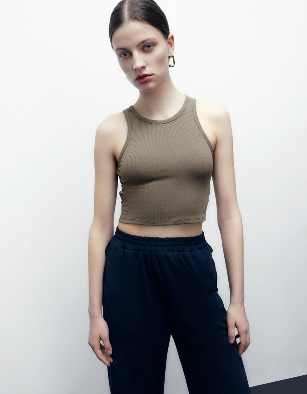 Basic Crew Neck Tank Top