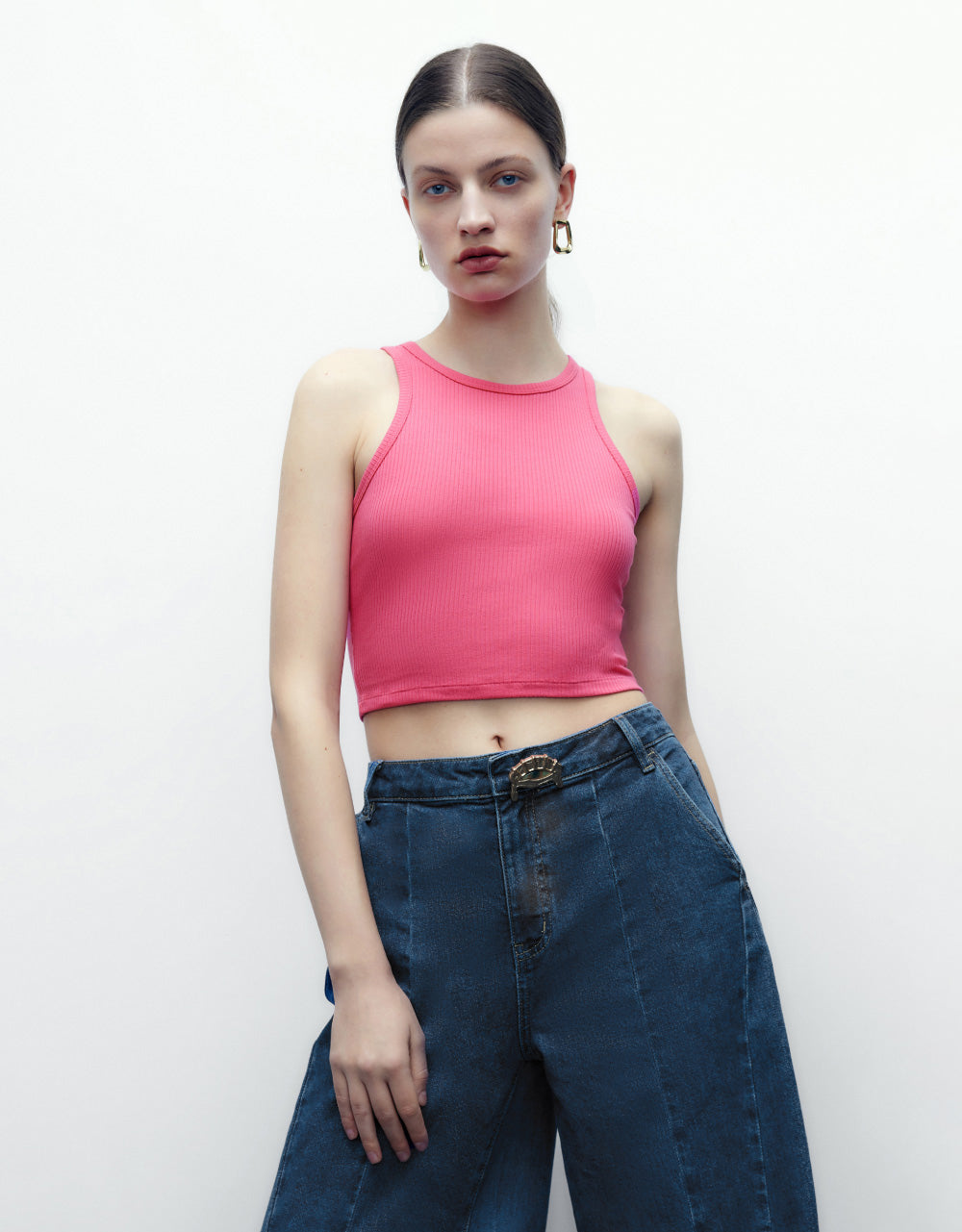 Basic Crew Neck Tank Top