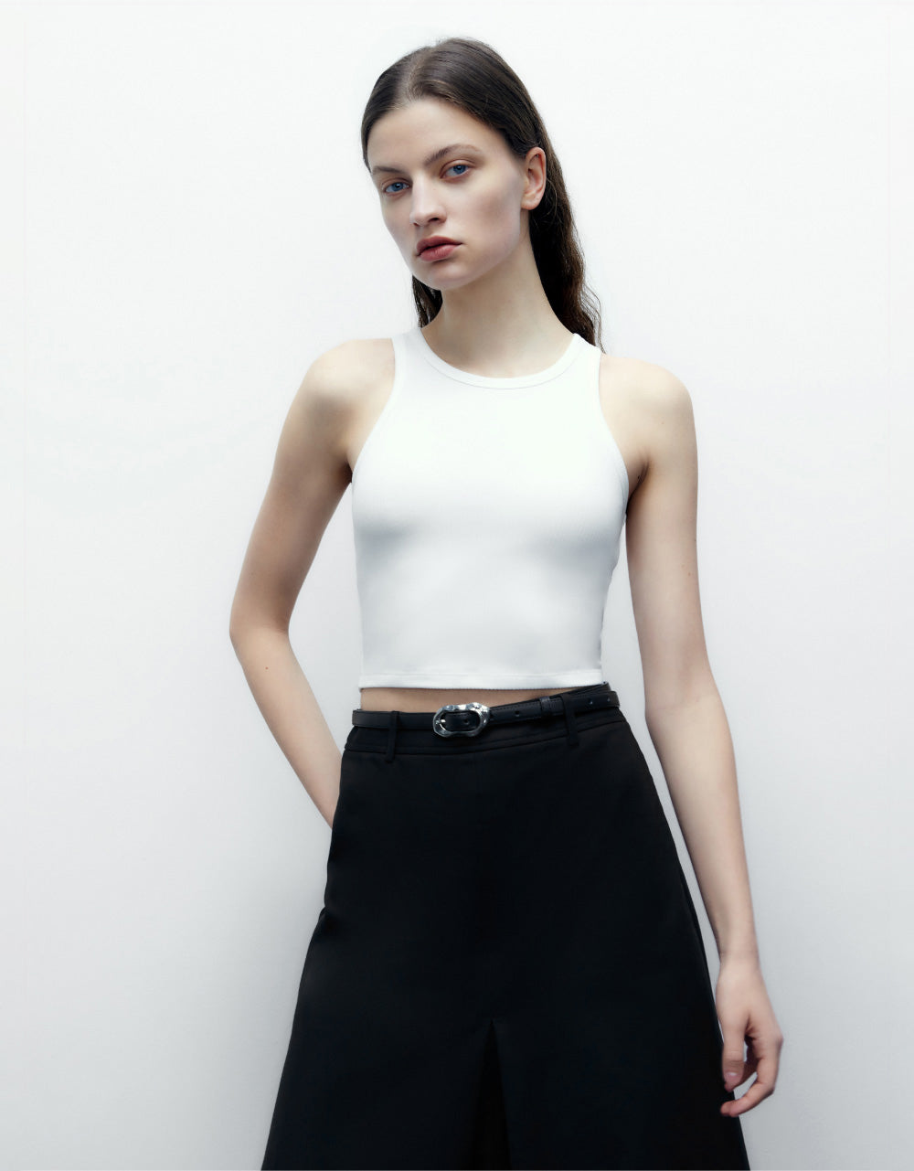 Basic Crew Neck Tank Top