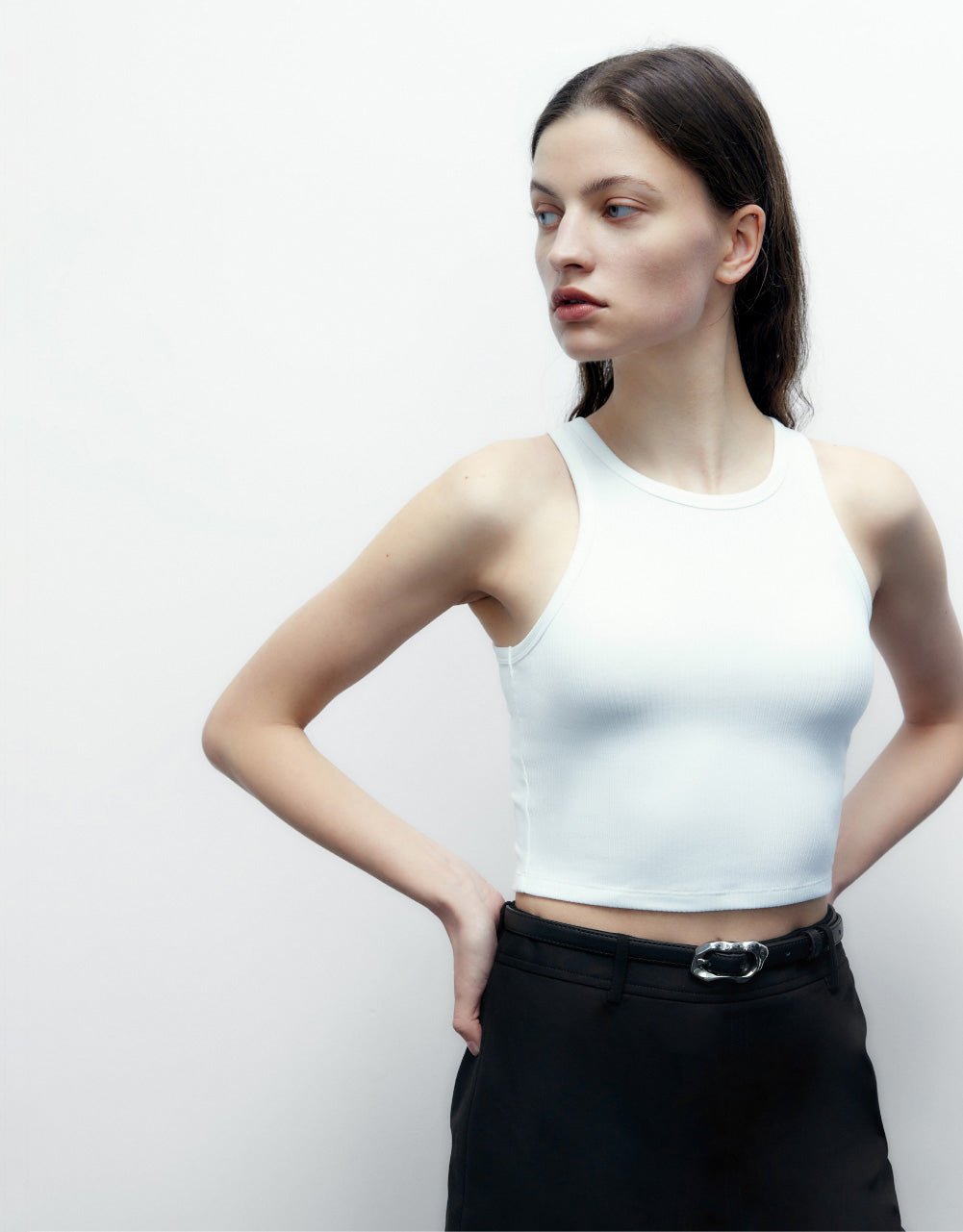 Basic Crew Neck Tank Top