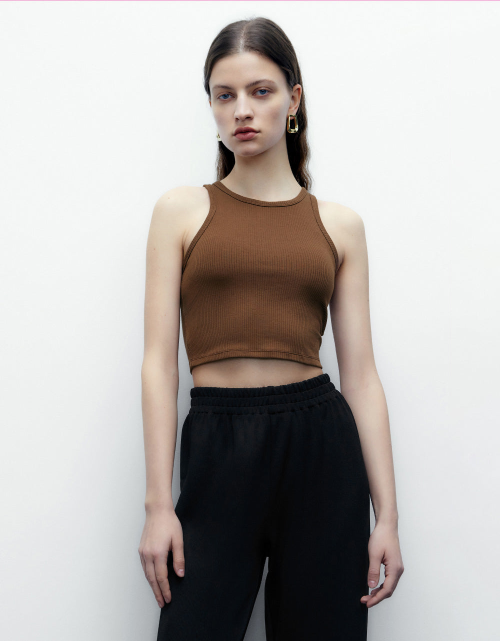 Basic Crew Neck Tank Top