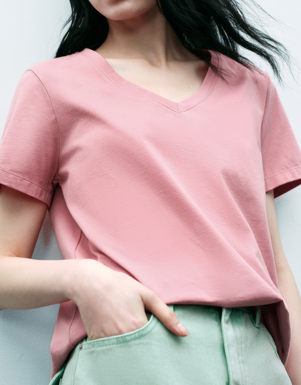Basic V-Neck T-Shirt