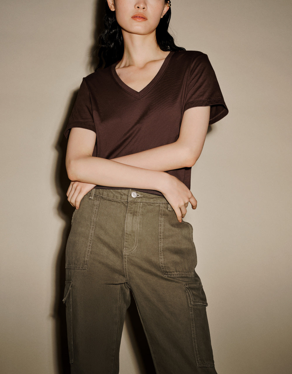 Basic V-Neck T-Shirt