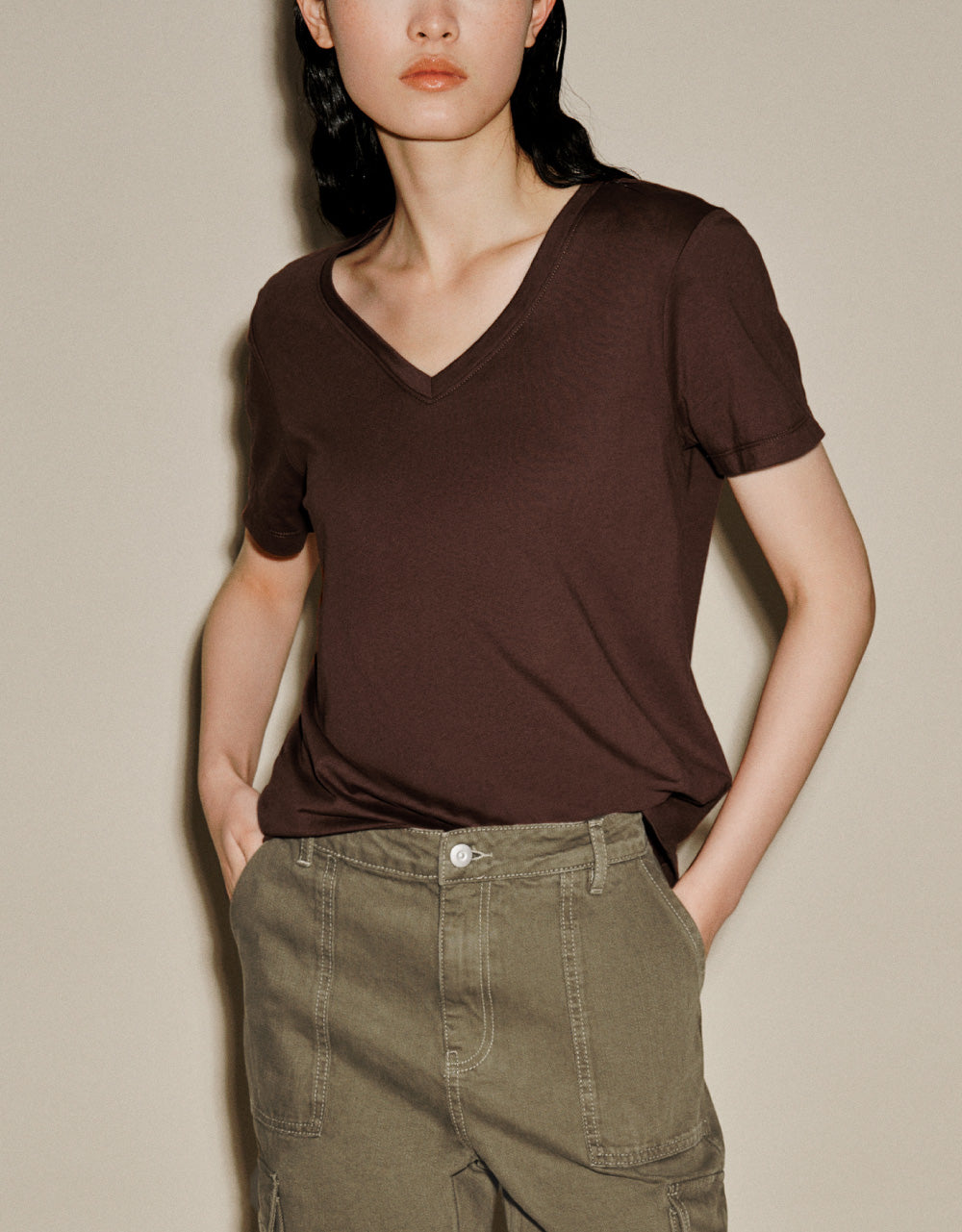 Basic V-Neck T-Shirt
