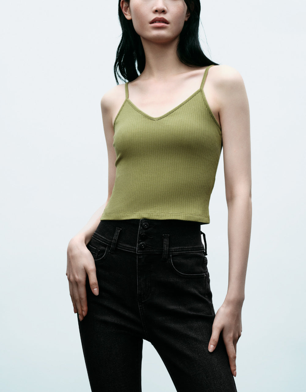 V-Neck Basic Tank Top