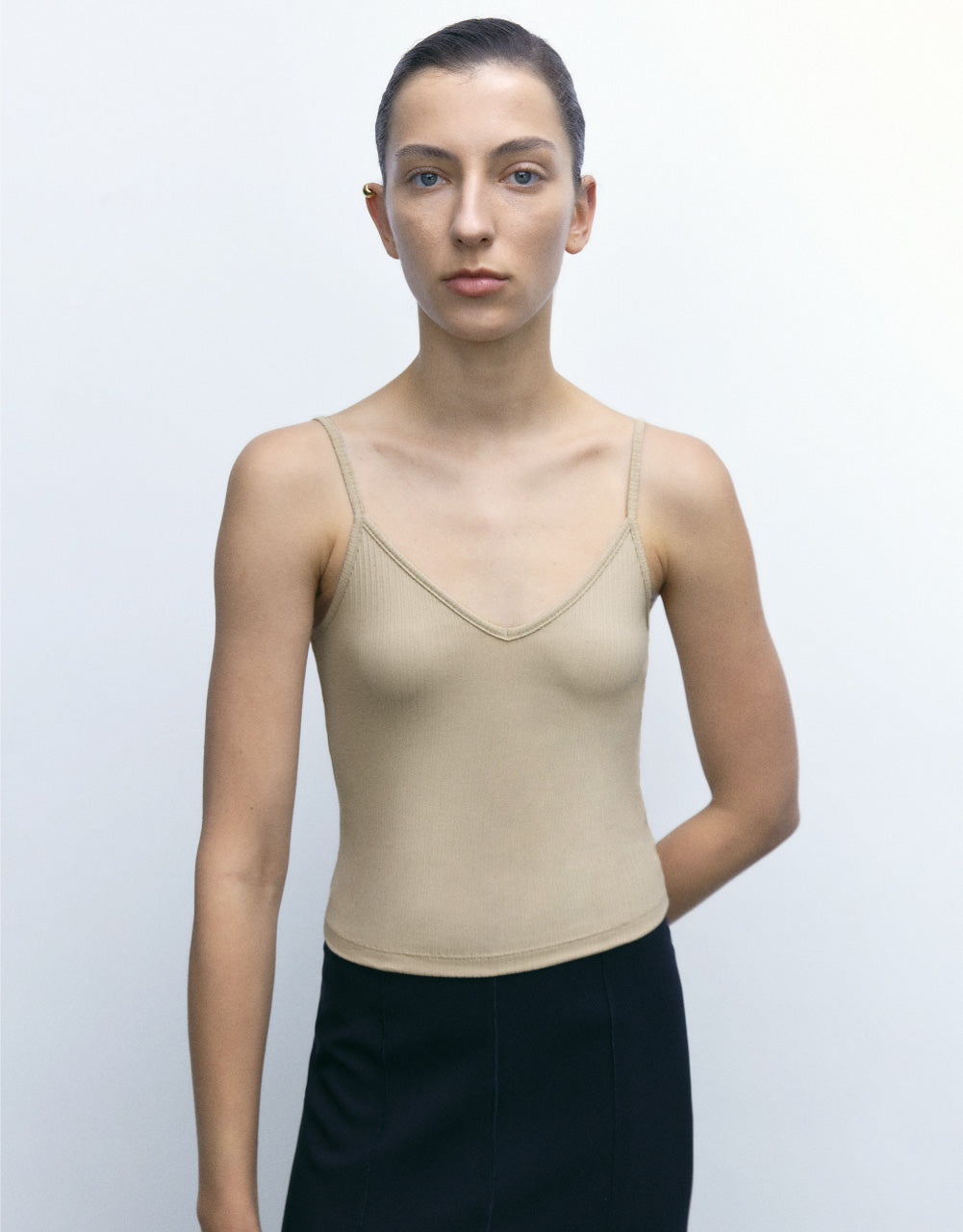 V-Neck Basic Tank Top