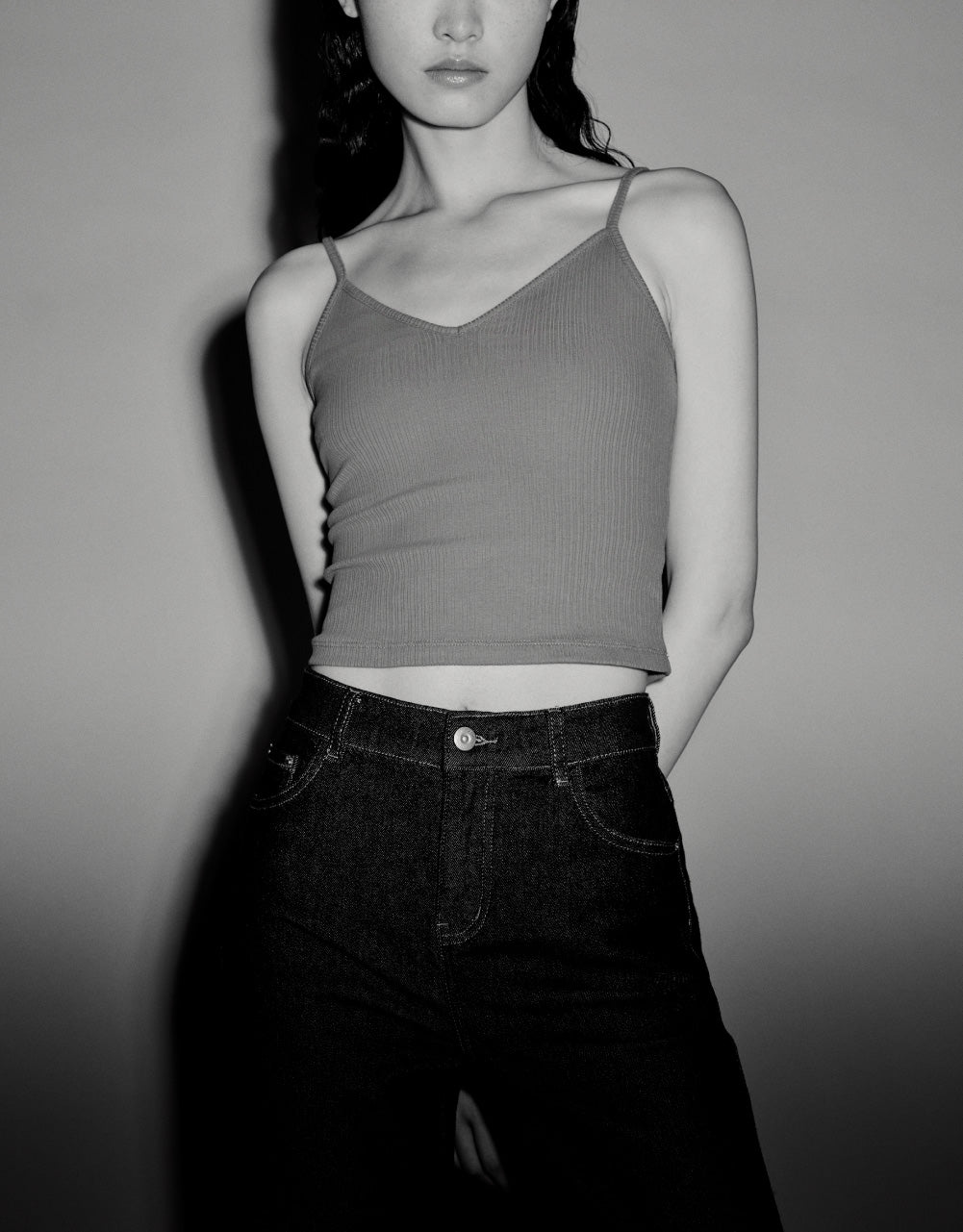 V-Neck Basic Tank Top