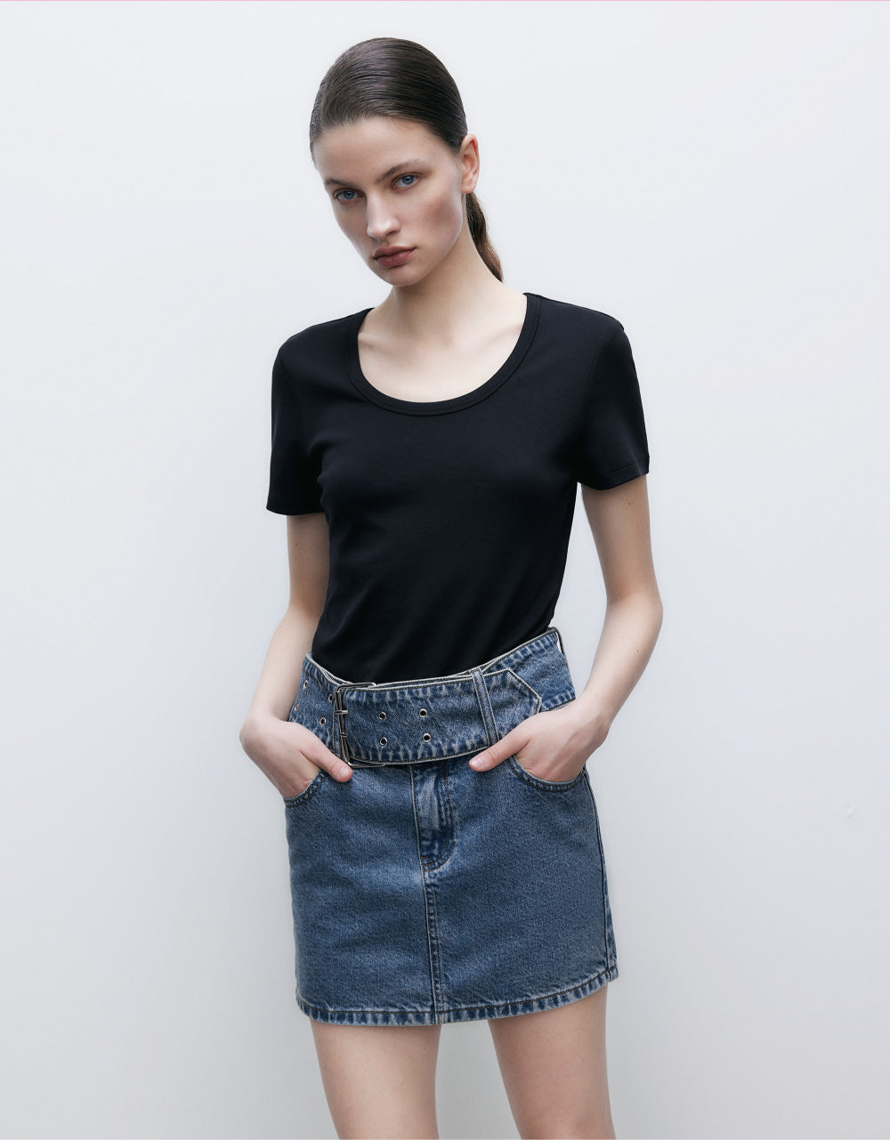 Plain Crew Neck T-Shirt