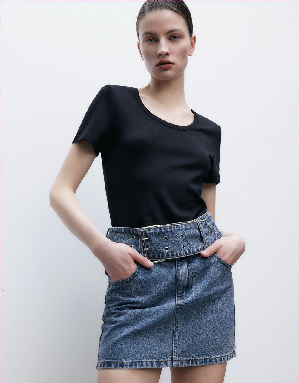 Plain Crew Neck T-Shirt