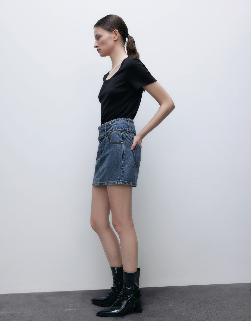 Plain Crew Neck T-Shirt
