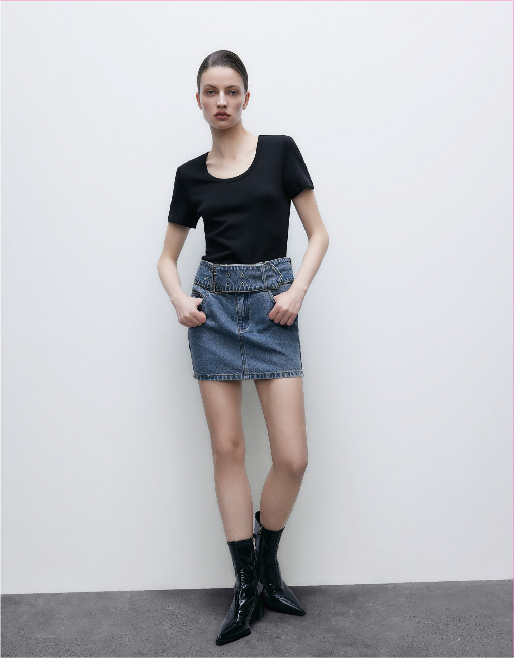 Plain Crew Neck T-Shirt