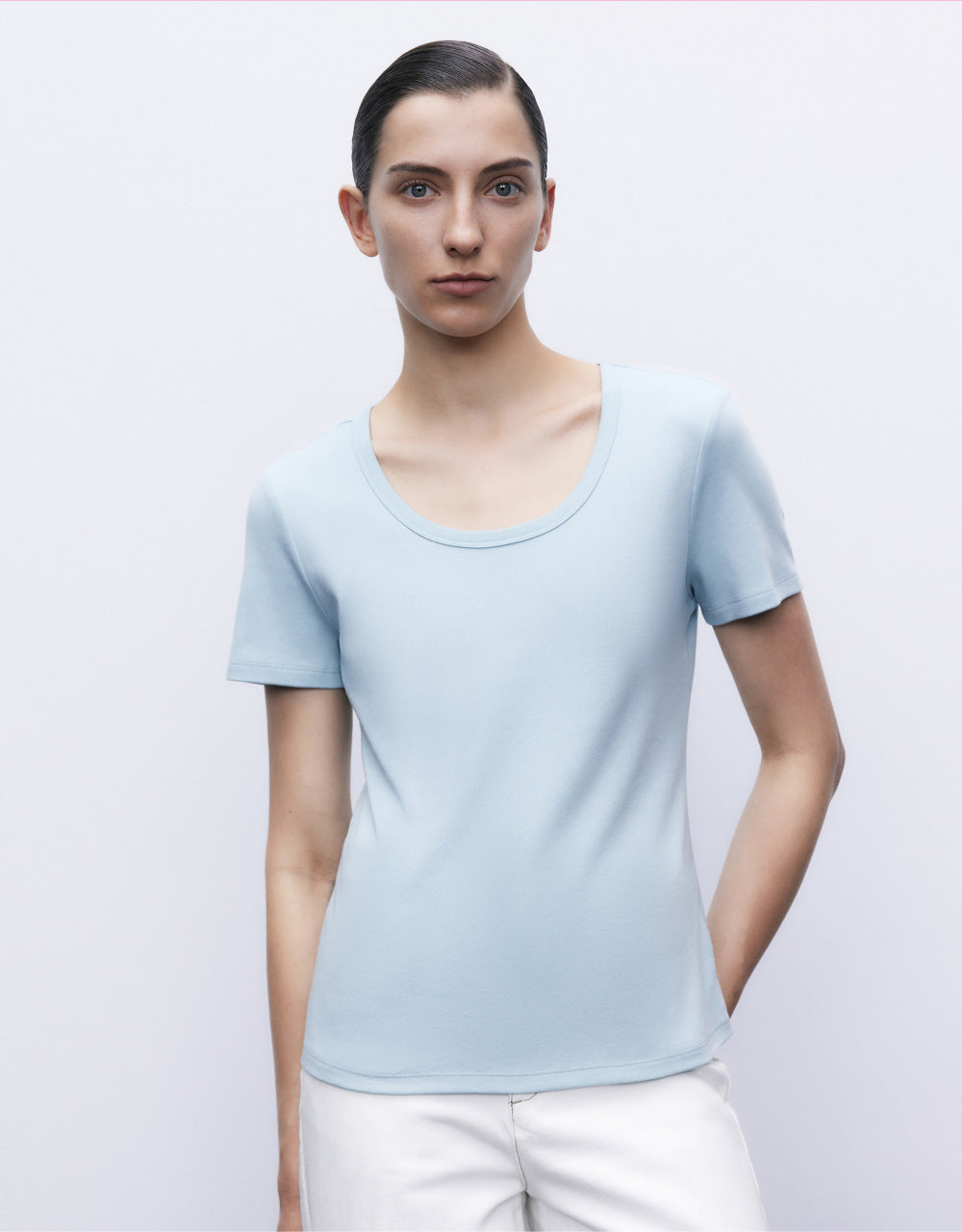 Plain Crew Neck T-Shirt