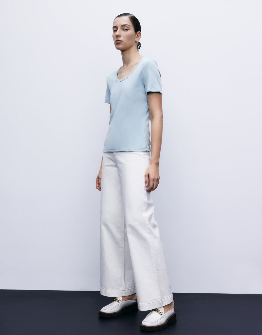 Plain Crew Neck T-Shirt