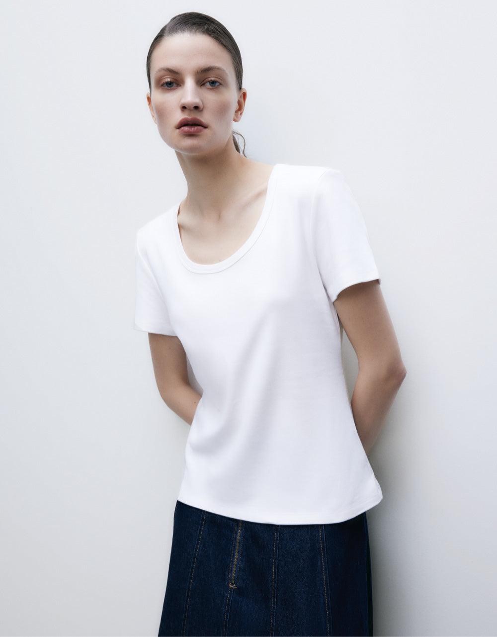 Plain Crew Neck T-Shirt