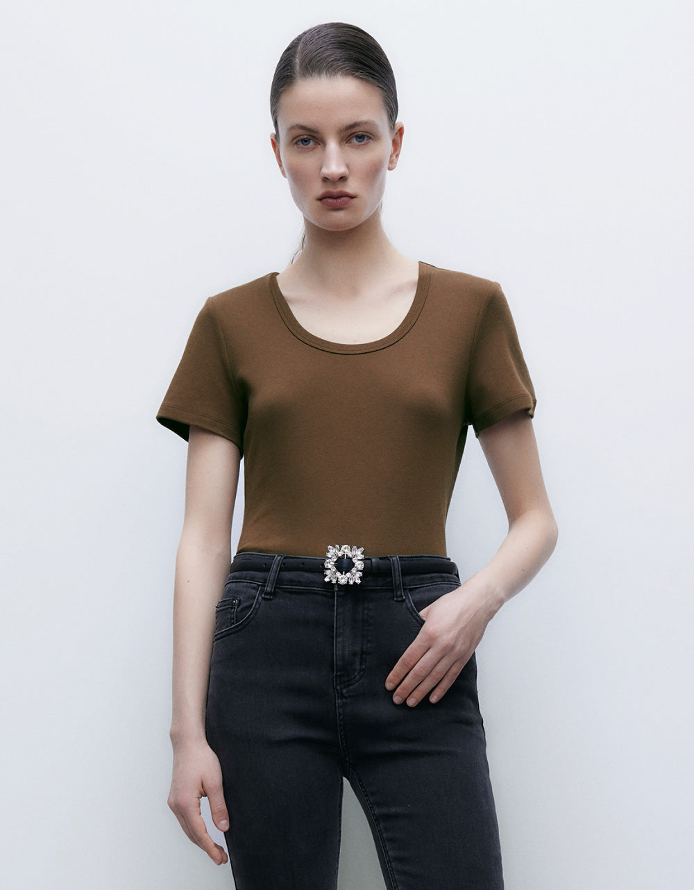 Plain Crew Neck T-Shirt