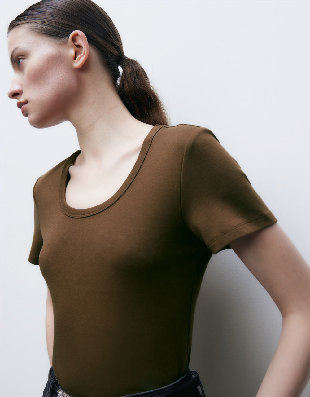Plain Crew Neck T-Shirt
