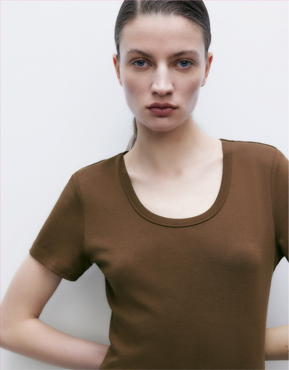 Plain Crew Neck T-Shirt
