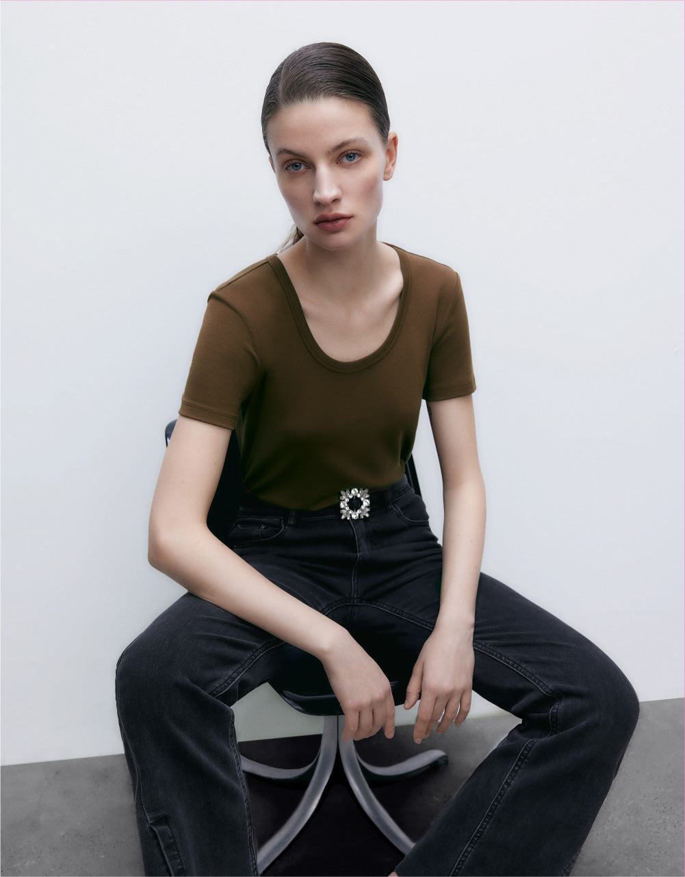 Plain Crew Neck T-Shirt